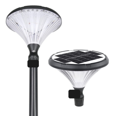Lampa solarna parkowa LED P-03 6000K 17W 1750lm panel 25W LiFePO4 30Ah 96Wh