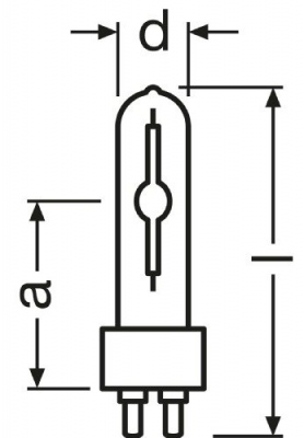 Lampa metalohalogenkowa Hci-t 70 W/830 WDL PB