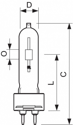 Lampa metalohalogenkowa MASTERColour cdm-t 35W/842 G12 - 0010 