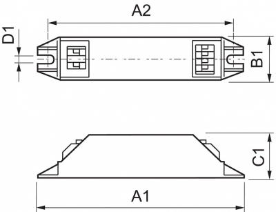 Statecznik HF-M BLUE 124 LH TL/TL5/PL-L 230-240V