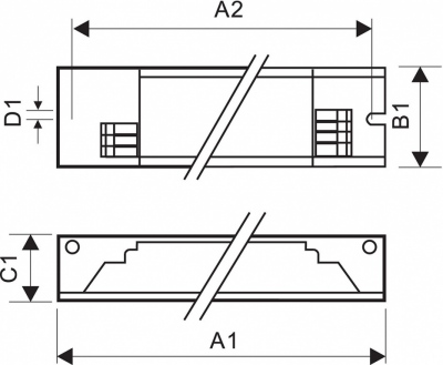 Statecznik HF-S 236 TL-D II 220-240V 50/60Hz