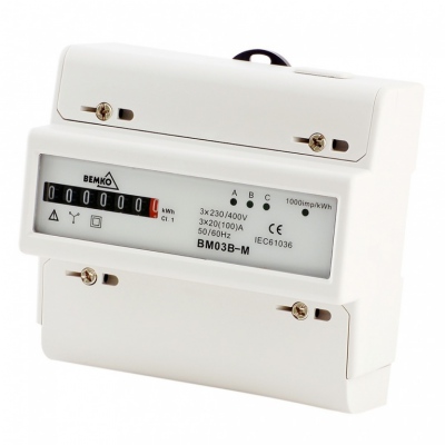 Wskażnik Energii 3 Fazowy 20 (100) A Mechaniczny