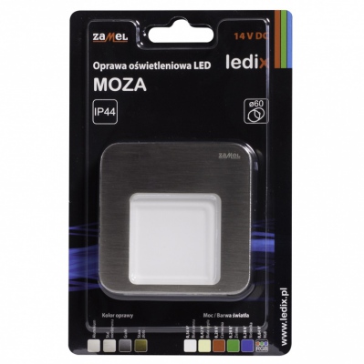 MOZA PT 14V DC stal nierdzewna barwa światła rgb