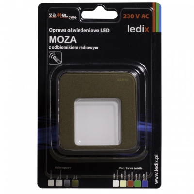 MOZA PT 230V AC radio stare złoto barwa światła biała zimna