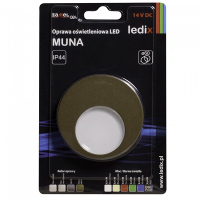 MUNA PT 14V DC stare złoto barwa światła biała ciepła