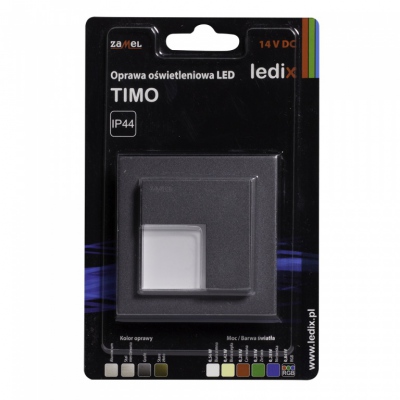 TIMO z ramką NT 14V DC grafit barwa światła biała ciepła