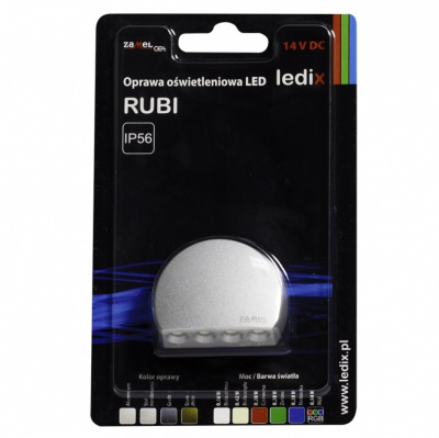 RUBI NT 14V DC aluminium barwa światła biała ciepła