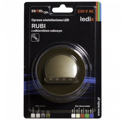 RUBI PT 230V AC radio stare złoto barwa światła biała ciepła