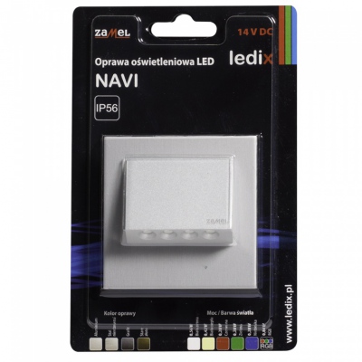 NAVI z ramką NT 14V DC aluminium barwa światła rgb
