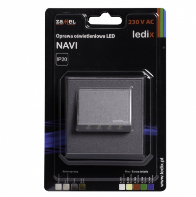 NAVI PT 230V AC grafit barwa światła biała ciepła