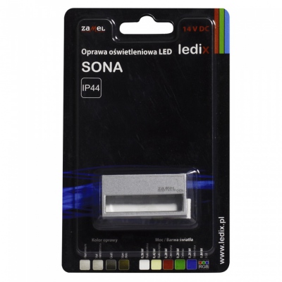 SONA NT 14V DC aluminium barwa światła biała ciepła