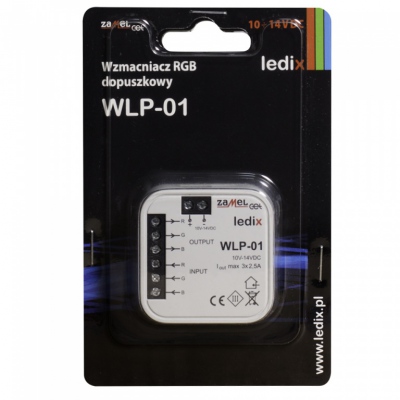 Wzmacniacz rgb dopuszkowy
