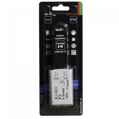 Zasilacz LED natynkowy 14V DC 8W
