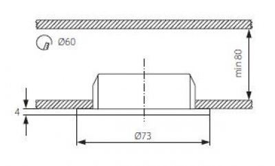 Meblowa oprawa punktowa LED GAVI LED18 SMD-WW-C/M