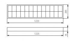 Oprawa rastrowa natynkowa NOTUS 3 Evg 236 NT
