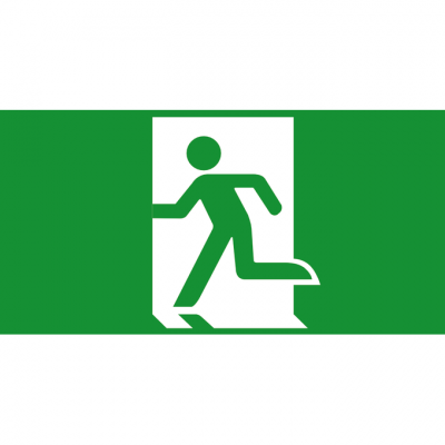 Piktogram Wyjście Ewakuacyjne Do Orion - Or9 (300X100Mm) / 39962