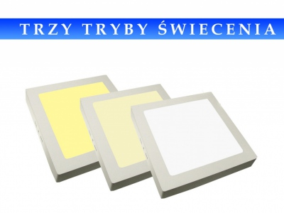 Panel Led Rektus  6w 230v  Ww+dw+cw