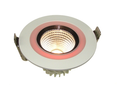 Downlight Led Cob Calon  7w+3w Biały Ciepły+czer-