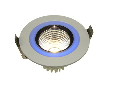Downlight Led Cob Calon  7w+3w Biały Ciepły+niebi-