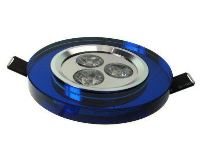 Downlight Led Power Avon Blue 3*1w Biały Ciepły