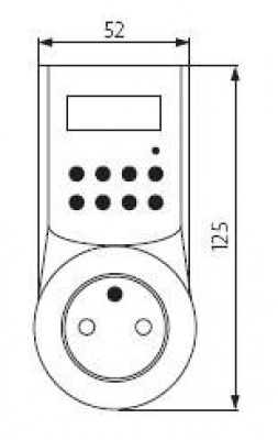 Elektroniczny programator czasowy CYBER TM-6
