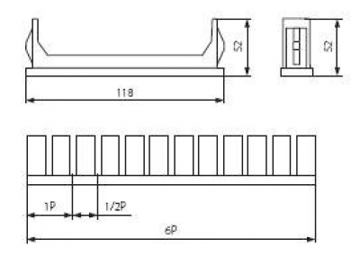 Zaślepka do rozdzielnic serii DB Z-DB