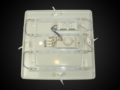 Plafon Led Tiler 24w Ww Z Czujnikiem Mikrofalowym