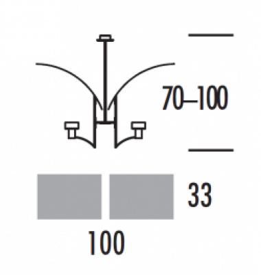 Lampa sufitowa ALFA LS-D