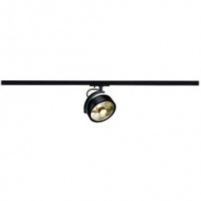 Reflektor Kalu Track Qpar111 Lamp, Czarna, Zawiera 1-f Adapter