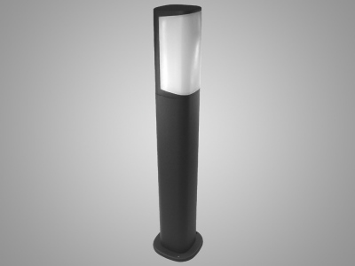 Słupek Ogrodowy Led Sandor 6w Ww Czarna Ip54  50cm  *