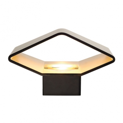 Cariso, Led Lampa ścienna 2, Czarna/mosiądz, 7,5w Led, 3000k