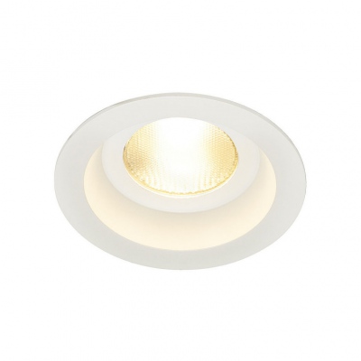 Color Toning downlight średn. 92 Mm, Nieregulowana, Biała, Ip44