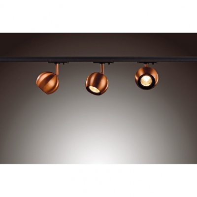 Light Eye Ball Gu10 Reflektor Miedź Szczotk. Gu10 50w adapter 1-faz.