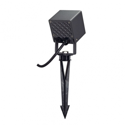 Small Square Led Spot Light, Kwadrat, Antracyt, 6w, 3000k