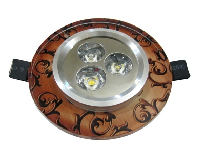 Downlight Led Power Elippe 3*1w Biały Ciepły