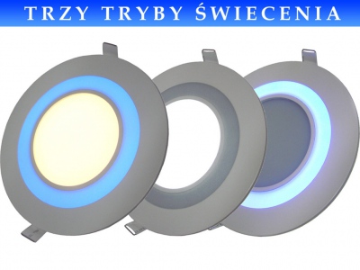 Downlight Led Power Easy 13w+2w  Cw+blue
