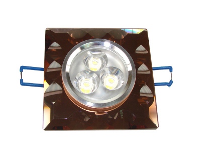 Downlight Led Power Kent Brown 3*1w Biały Dzienny