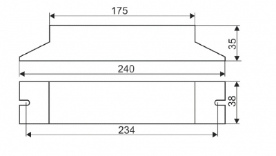 Moduł awaryjny H-240 CT 18/58 2J KIT