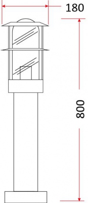 Lampa stojąca Keja 80