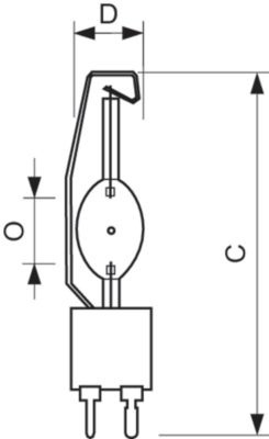 Master Mhn-se 2000w/956 Gx22 400v Ho Unp