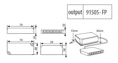 Zasilacz elektroniczny LED Drift LED F 0-18w