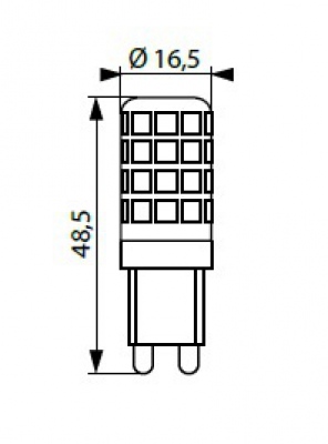 Lampa LED Zubi Max Led3,5wg9-Ww