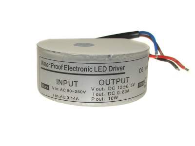 Zasilacz napięciowy LED do puszki 12V 10W IP67