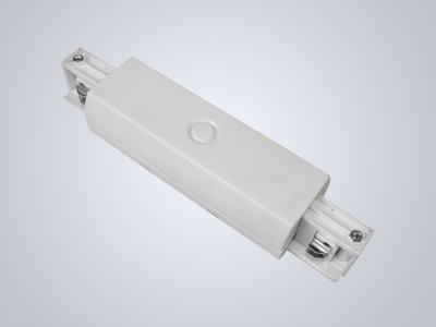 Łącznik Szyny 3 Fazowej Gildas Prosty Biały