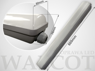Oprawa Led Walcot 20w  60cm 4000k Ip65