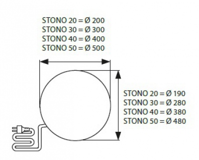 Oprawa ogrodowa Stono 30