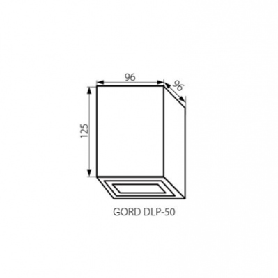 Sufitowa oprawa punktowa Gord Dlp 50-W