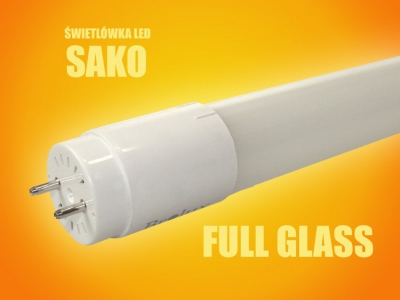 Świetlówka Led Sako T8 120cm 18w Jednostronna 4000k