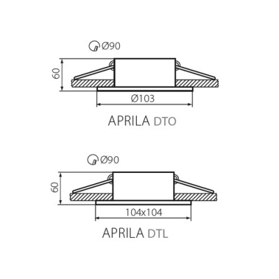 Pierścień ozdobny Aprila Dto-W