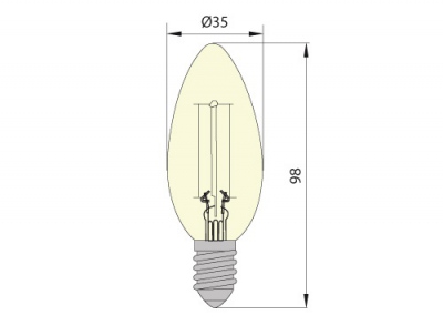 Żarówka LEDSTAR CLASIC E14 5W